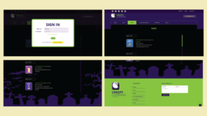Creepy Web Page Design