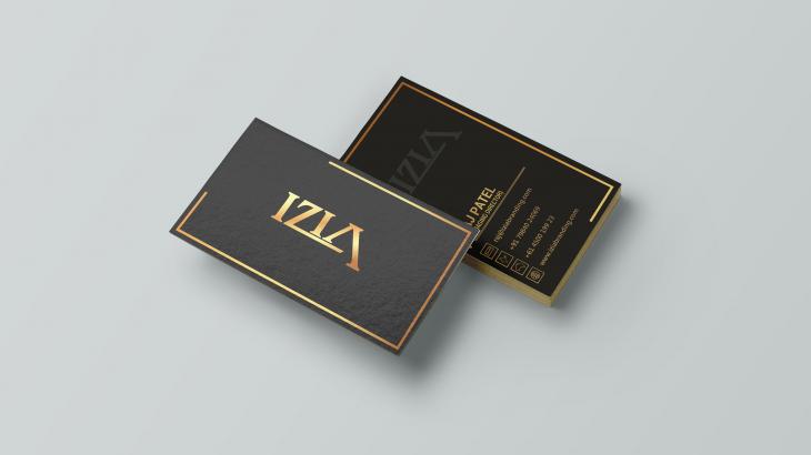 izia business card Design