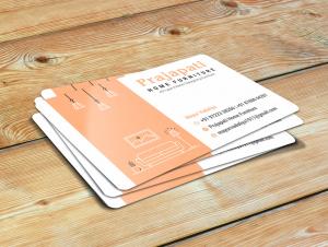 prajapati Furniture Business Card