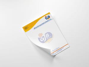 Gheewala Jayprakash Babulal & Co. stationary design