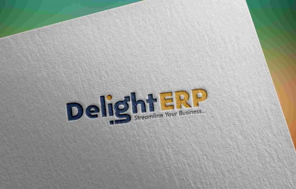 DelightERP Logo Design