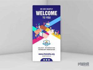RITA standee Design