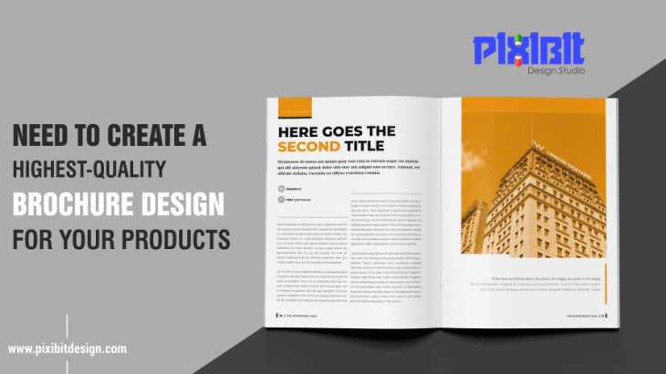 Create High-Quality Brochure Design For Your Products