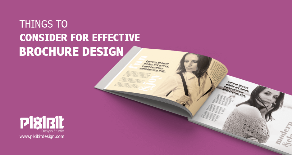 Things To Consider for Effective Brochure Design
