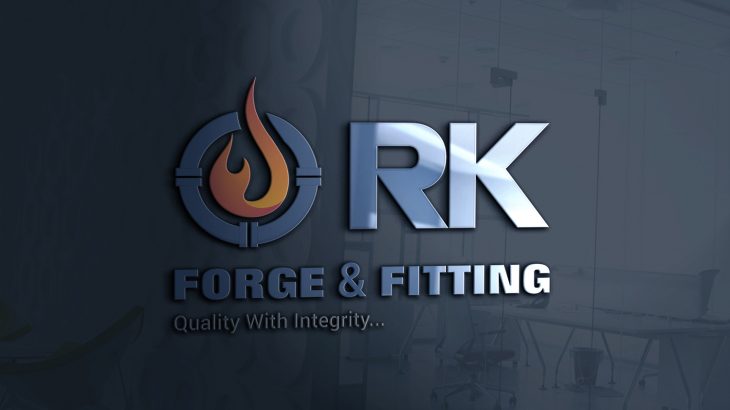 RK - Forge & Fitting Company Logo Design