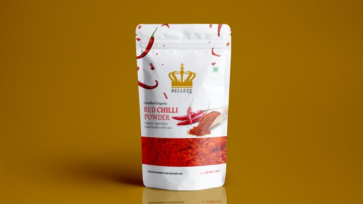 BELLEZE Product Pouch Packaging Design
