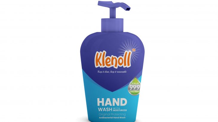 Klenoll Handwash Bottle Label Design