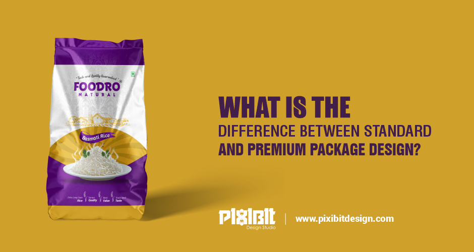 difference between standard and premium package design