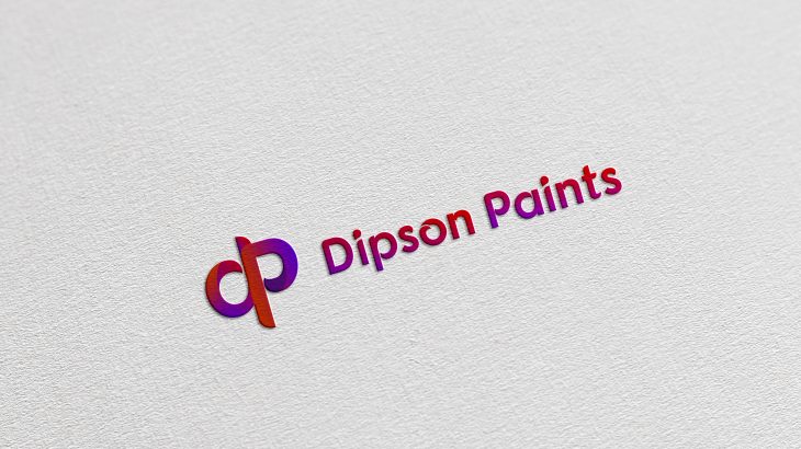 Dipson Paints logo design