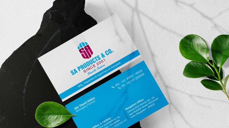 SA Products & Co. Business Card