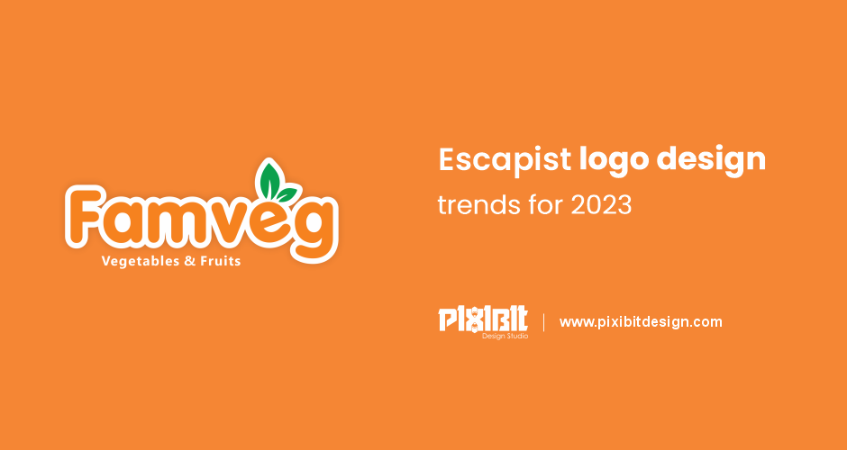 Escapist logo design trends for 2023